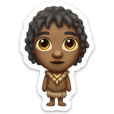 Aborigine is cold sticker