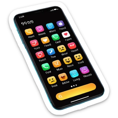 phone notification 999+ sticker