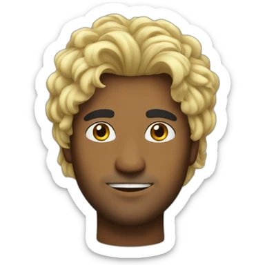 hot sri lankan guy with curtain hair sticker