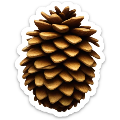Pinecone sticker