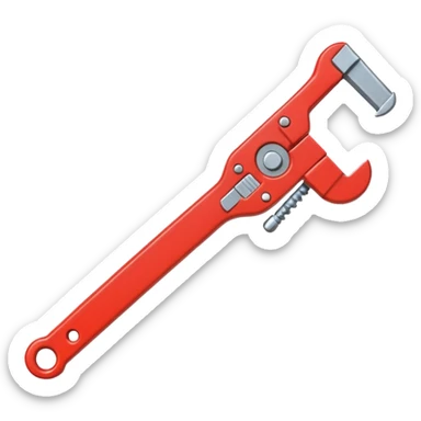 Pipe wrench  sticker