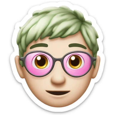 ￼A fairy that is pink and has four eyes with a ￼potion sticker