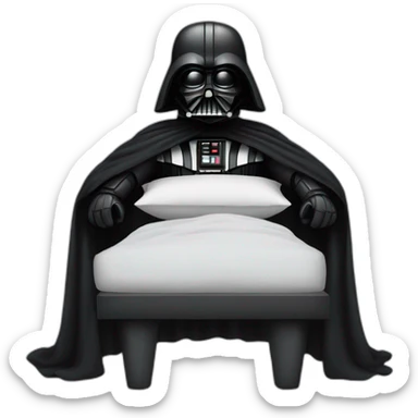 dark vador avec une couche sticker