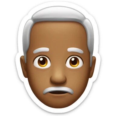 concerned face emoji  sticker