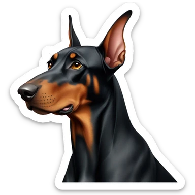 Doberman sticker
