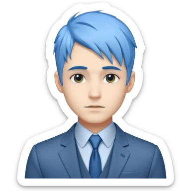 ethereal-pastel-transparent-translucent-gorgeous-spectral-dark-greyish-blue-whitish-gloomy-man-with-blue-hair-with-a-beautiful-grey-suit sticker