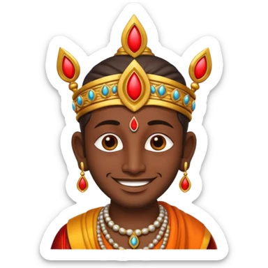 Lord balaji tilak sticker