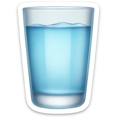 water glass sticker