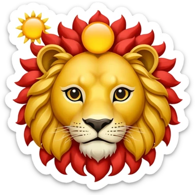 Please create the Iranian Lion and Sun flag? sticker