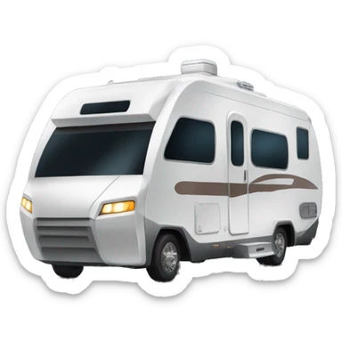 a futuristic RV called Darkboat sticker