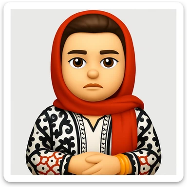 A 3D Apple-style emoji version of the uploaded image, preserving its colors, shapes, textures, and overall design, simplified into emoji form while keeping key details recognizable. Smooth glossy finish, soft shadows, high-quality render, minimal background sticker