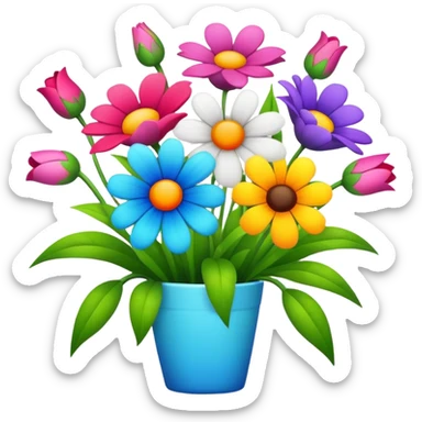 Flowers sticker