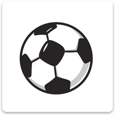 soccer ball sticker