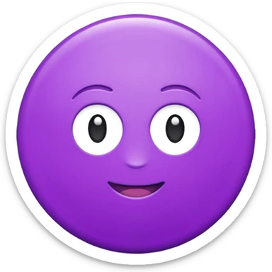 Feed icon color purple sticker