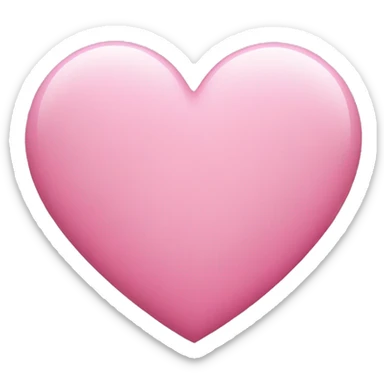 Pink heart  sticker