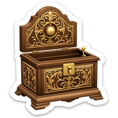 Music box from The Conjuring movie sticker
