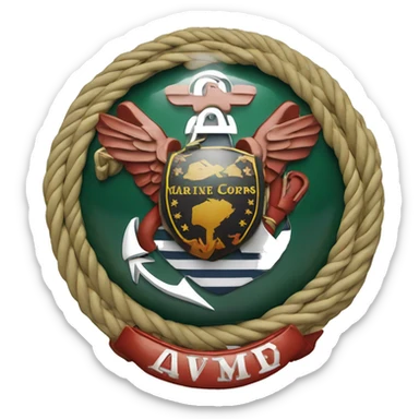 Marine Corps Eagle Globe and Anchor sticker