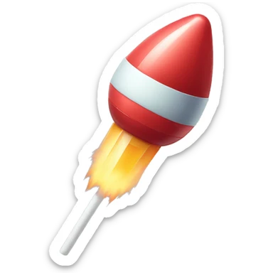 lollipop rocket sticker