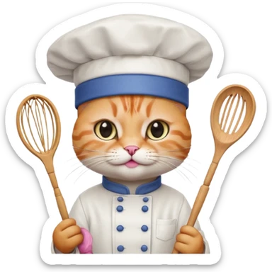 Chef Cat sticker