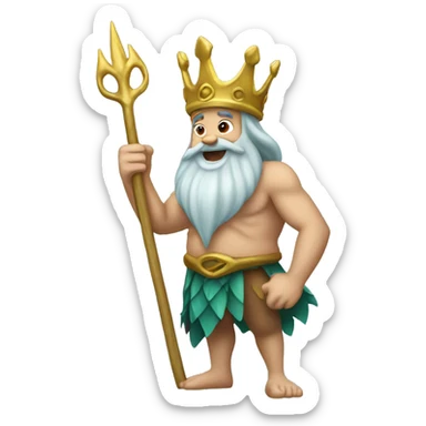 King Triton  sticker