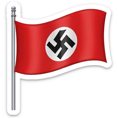 Nazi Germany flag sticker