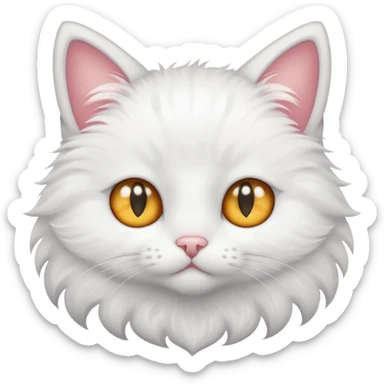 Gato con ojos de estrella sticker