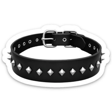Punk choker sticker