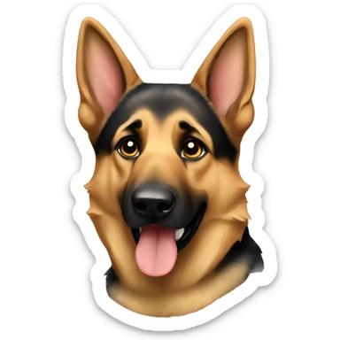German Shepherd sticker