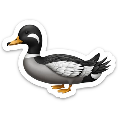 Loon duck sticker