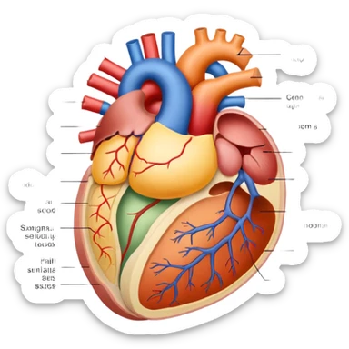 stomach anatomy sticker