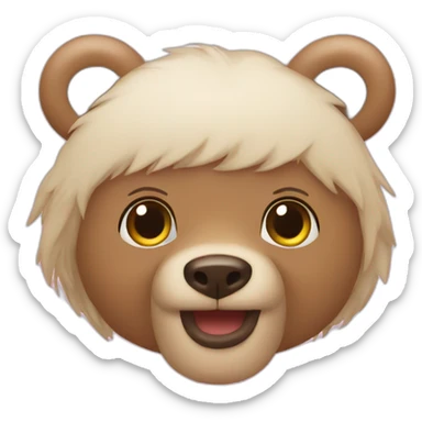 Bimbo Bear sticker
