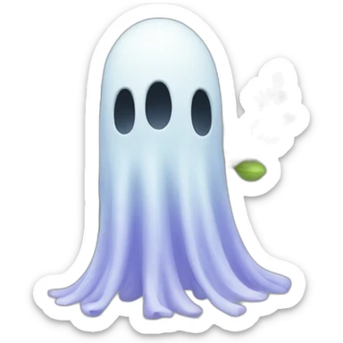 ghostly spring sticker