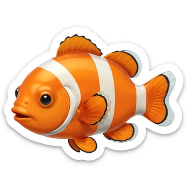 cute clownfish sticker