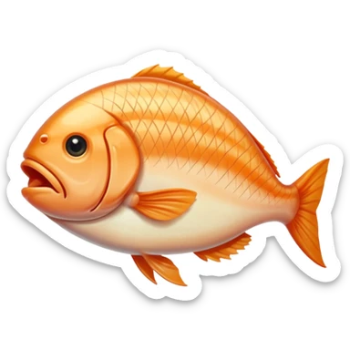 Skinless fish sticker