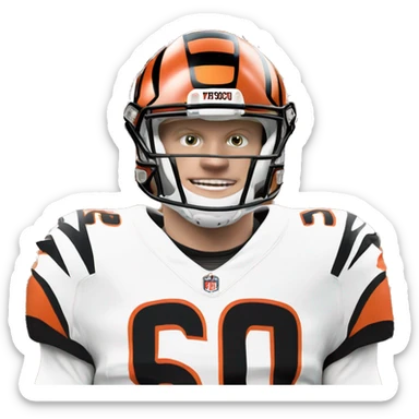 Joe Burrow, Cincinnati Bengals sticker