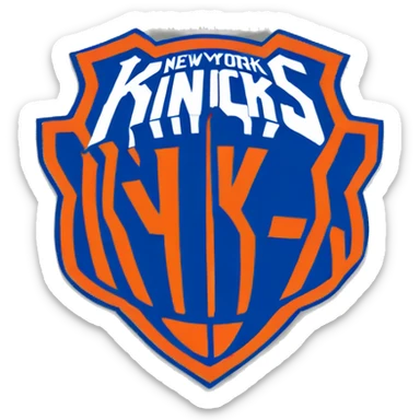 New York Knicks logo sticker
