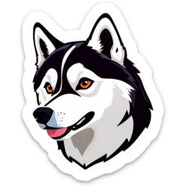 Husky sticker