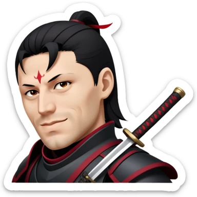 Shadow Samurai sticker