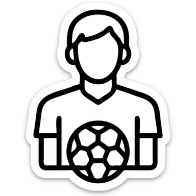 lionel messi football player icon jersey and ball no text sticker