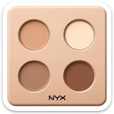 NYX Professional Makeup 3 Steps(circle)Sculpting Palette  sticker
