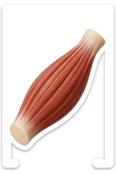 EMOJI STILE IPHONE 3D DI una porzione di tessuto muscolare umano anatomico realistico, FALLO MOLTO REALISTICO IN 3D sticker