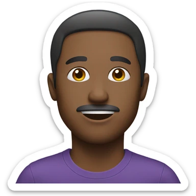 TSHIRT PURPLE  sticker