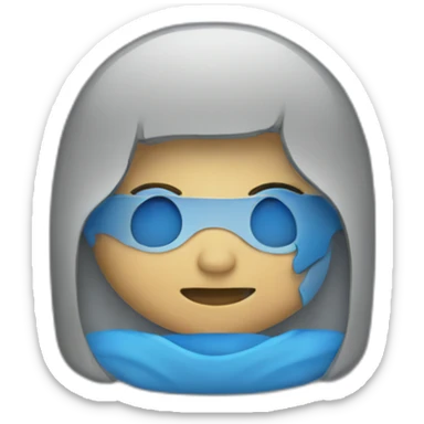 blue icon favicon sticker