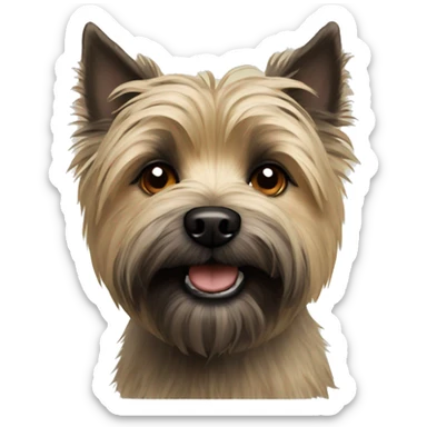 Cairn terrier sticker