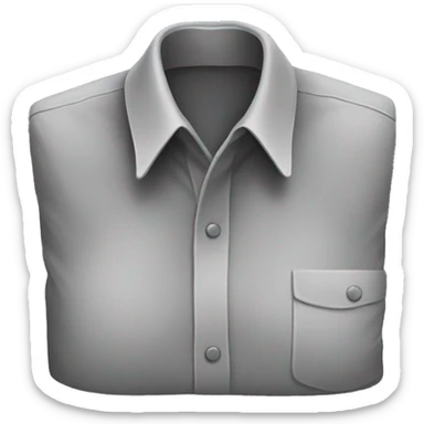 Pinching shirt coller sticker