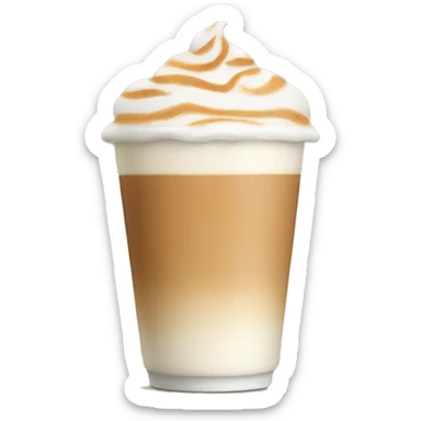 Vanilla latte sticker