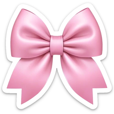 Light pink bows sticker