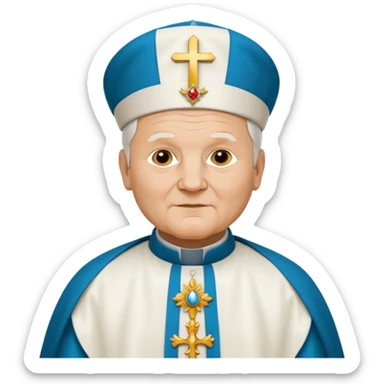 John Paul II From Poland sticker