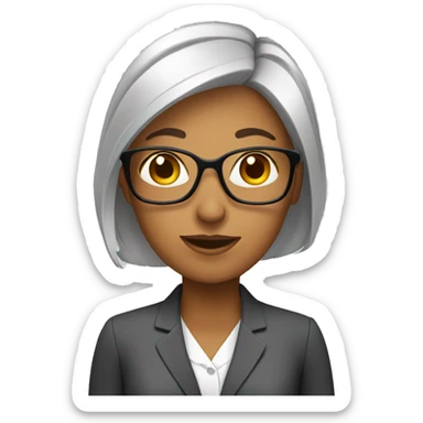 accounting woman sticker