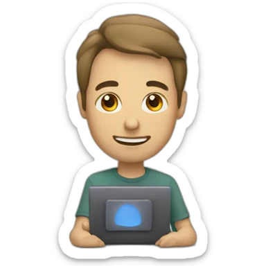 programando de lado sticker